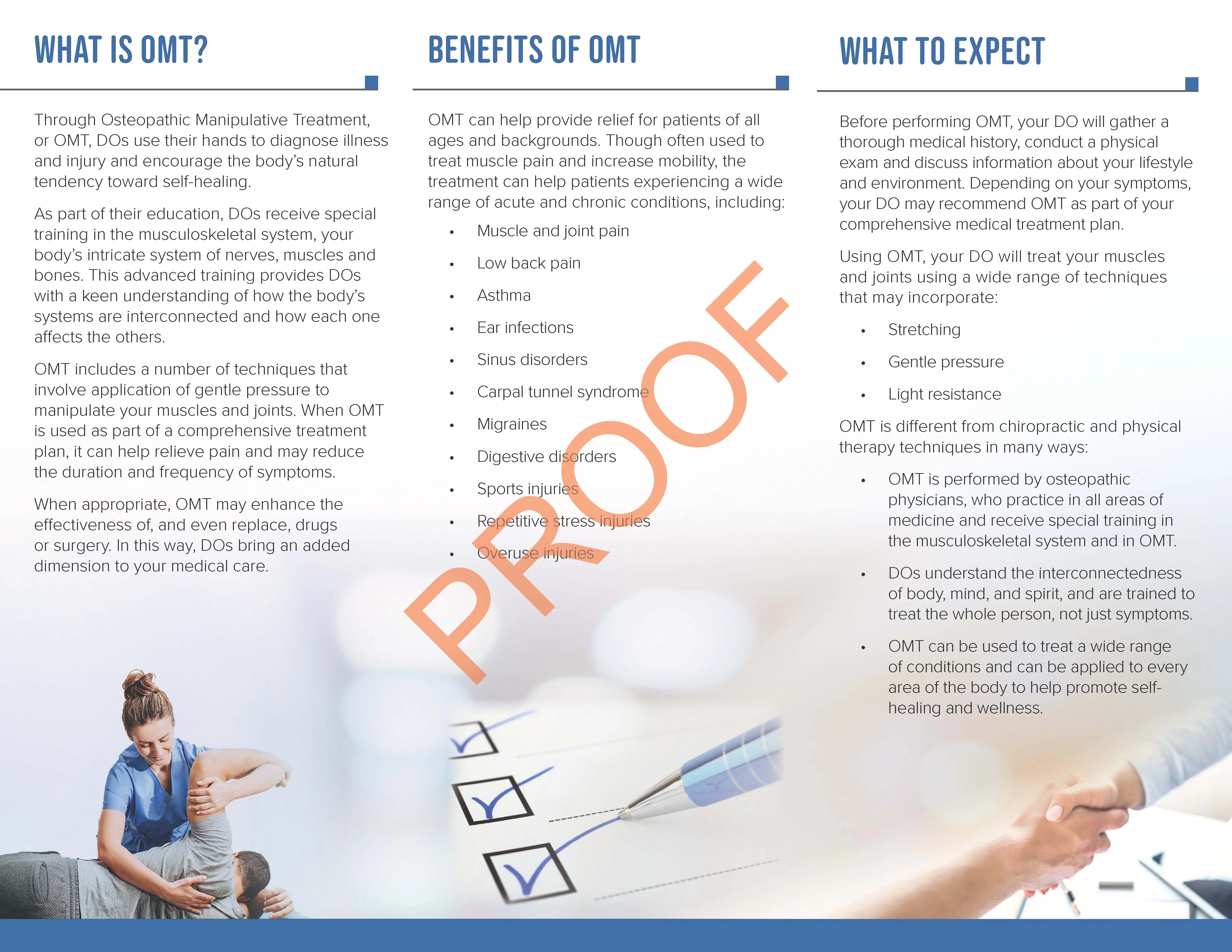 OMT Hands-on Care Trifold Brochure - Image 3